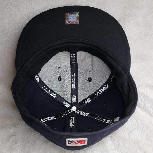 New Era 59FIFTY Toledo Mudhens MiLB Baseball Cap Fitted Hat Triple-A✨️sz 7 - Picture 8 of 16